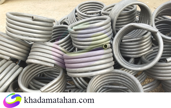 خمکاری لوله فلزی